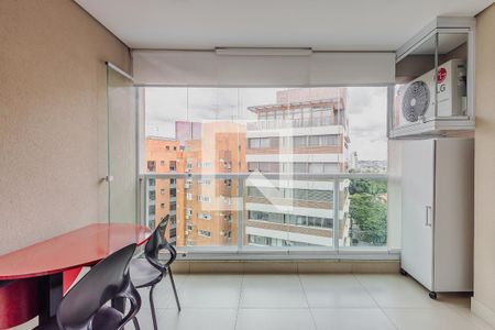 Varanda de apartamento para alugar com 1 quarto, 34m² em Pinheiros, São Paulo