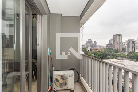 Varanda de kitnet/studio para alugar com 1 quarto, 22m² em Liberdade, São Paulo