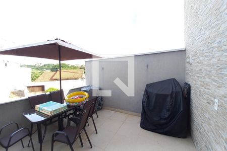 Varanda da Sala de casa à venda com 3 quartos, 100m² em Parque Jambeiro, Campinas