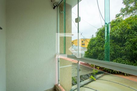 Varanda do quarto 1 de casa para alugar com 3 quartos, 91m² em Vila Lutécia, Santo André