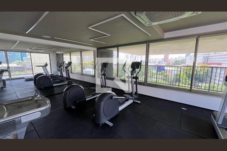 Studio para alugar com 27m², 1 quarto e sem vaga Studio para alugar com 27m², 1 quarto e sem vagaAcademia