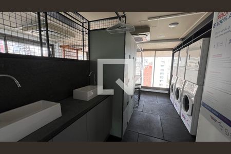 Studio para alugar com 27m², 1 quarto e sem vaga Studio para alugar com 27m², 1 quarto e sem vagaLavanderia