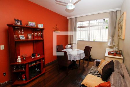 Sala de apartamento à venda com 3 quartos, 85m² em Colégio Batista, Belo Horizonte