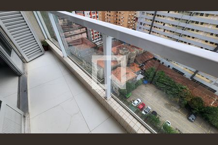 Varanda da Sala de apartamento para alugar com 2 quartos, 78m² em José Menino, Santos