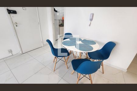 Detalhe Sala de apartamento para alugar com 2 quartos, 78m² em José Menino, Santos