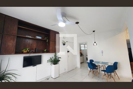 Sala de apartamento para alugar com 2 quartos, 78m² em José Menino, Santos