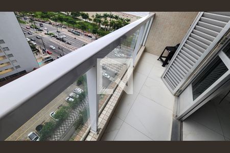 Varanda da Sala de apartamento para alugar com 2 quartos, 78m² em José Menino, Santos
