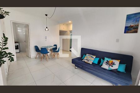 Sala de apartamento para alugar com 2 quartos, 78m² em José Menino, Santos