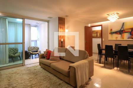 Sala de apartamento à venda com 3 quartos, 87m² em Lourdes, Belo Horizonte