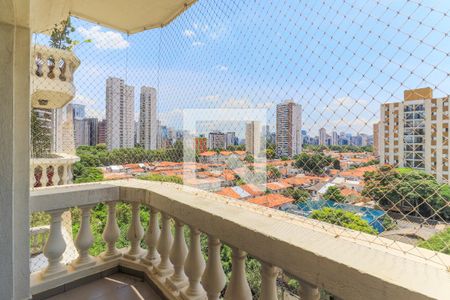 Varanda da Sala de apartamento à venda com 4 quartos, 183m² em Brooklin, São Paulo