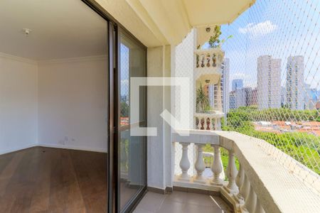 Varanda da Sala de apartamento à venda com 4 quartos, 183m² em Brooklin, São Paulo