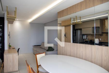Sala de apartamento para alugar com 2 quartos, 60m² em Vila Rosa, Goiânia