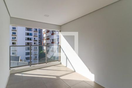 Varanda da Sala de apartamento para alugar com 2 quartos, 66m² em Campo Belo, São Paulo