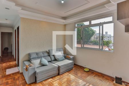 Sala de apartamento à venda com 2 quartos, 56m² em Monsenhor Messias, Belo Horizonte