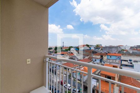 Varanda da Sala de apartamento para alugar com 1 quarto, 36m² em Vila Alpina, São Paulo