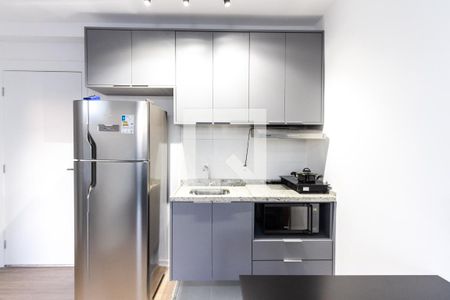 Cozinha de apartamento para alugar com 1 quarto, 29m² em Água Branca, São Paulo