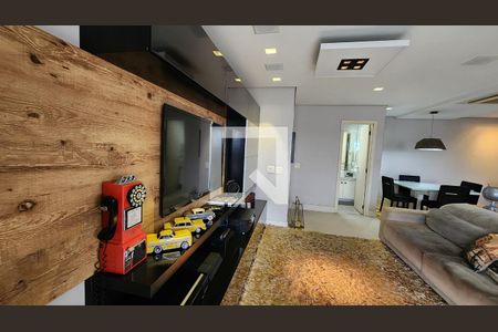 Sala de apartamento para alugar com 1 quarto, 90m² em Gonzaga, Santos