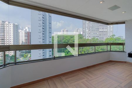 varanda de apartamento à venda com 4 quartos, 198m² em Parque Bairro Morumbi, São Paulo