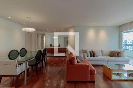 sala de apartamento para alugar com 4 quartos, 198m² em Parque Bairro Morumbi, São Paulo