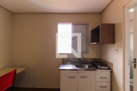 Cozinha de kitnet/studio para alugar com 1 quarto, 16m² em Mooca, São Paulo