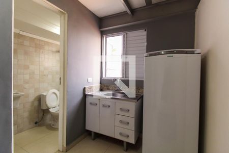 Cozinha de kitnet/studio para alugar com 1 quarto, 18m² em Mooca, São Paulo