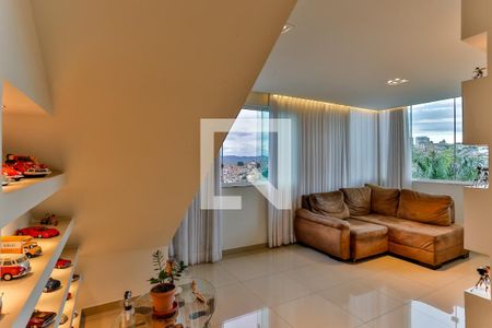 Sala de apartamento à venda com 4 quartos, 180m² em Fernão Dias, Belo Horizonte