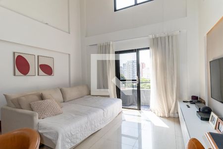 Sala de apartamento para alugar com 1 quarto, 54m² em Indianópolis, São Paulo