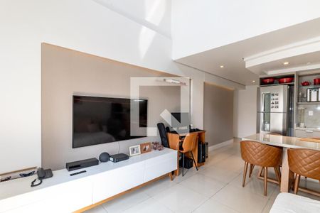 Sala de apartamento para alugar com 1 quarto, 54m² em Indianópolis, São Paulo