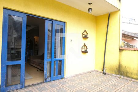 Varanda da Sala de casa para alugar com 2 quartos, 80m² em Parque São Vicente, Santo André