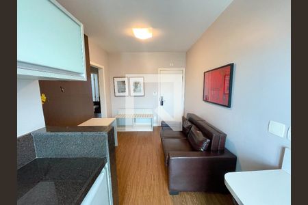 Sala/Cozinha de apartamento à venda com 1 quarto, 40m² em Eldorado, Contagem