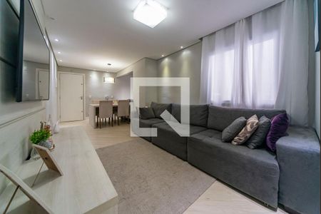 Sala de apartamento à venda com 2 quartos, 134m² em Vila Valparaiso, Santo André