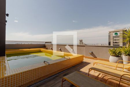 Studio à venda com 25m², 1 quarto e sem vagaPiscina