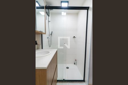 Banheiro Detalhe de kitnet/studio para alugar com 1 quarto, 30m² em Vila Clementino, São Paulo