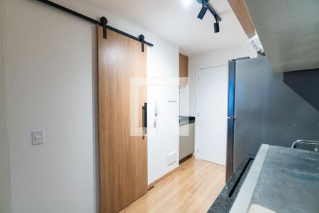 Cozinha e Área de Serviço de kitnet/studio para alugar com 1 quarto, 30m² em Vila Clementino, São Paulo