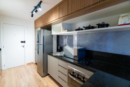 Cozinha e Área de Serviço de kitnet/studio para alugar com 1 quarto, 30m² em Vila Clementino, São Paulo