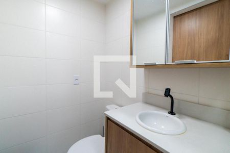 Banheiro de kitnet/studio para alugar com 1 quarto, 30m² em Vila Clementino, São Paulo