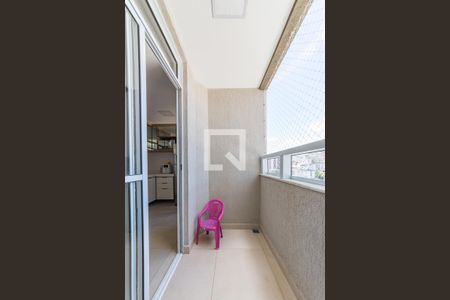 Varanda da Sala de apartamento à venda com 2 quartos, 58m² em Nova Suíssa, Belo Horizonte
