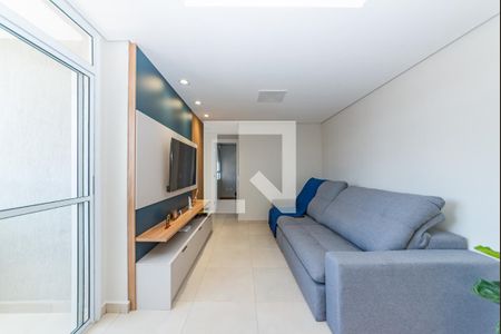 Sala de apartamento à venda com 2 quartos, 58m² em Nova Suíssa, Belo Horizonte