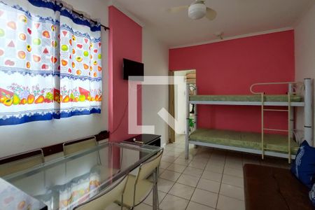 Sala de apartamento para alugar com 1 quarto, 48m² em Vila Caiçara, Praia Grande