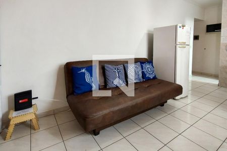 Sala de apartamento para alugar com 1 quarto, 48m² em Vila Caiçara, Praia Grande