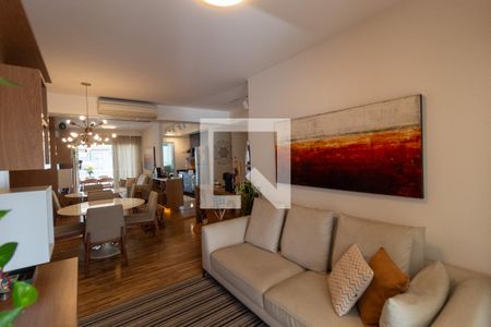 Sala de Estar de apartamento à venda com 3 quartos, 94m² em Cidade Monções, São Paulo