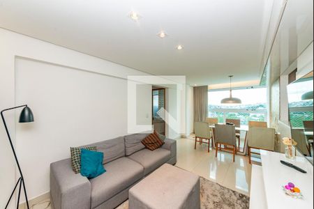 Sala de apartamento para alugar com 2 quartos, 69m² em Buritis, Belo Horizonte