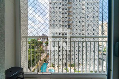 Varanda da Sala de apartamento à venda com 2 quartos, 56m² em Vila Alzira, Santo André