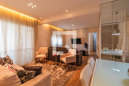 Sala de apartamento à venda com 1 quarto, 76m² em Jardim Tupanci, Barueri