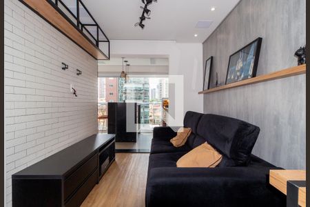 Sala de apartamento para alugar com 1 quarto, 42m² em Vila Regente Feijó, São Paulo