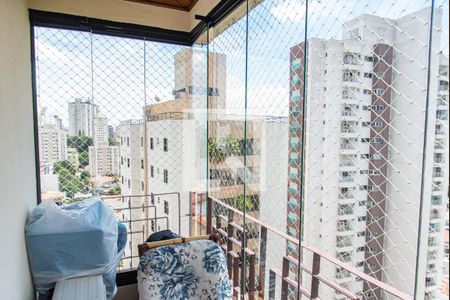 Varanda da suíte de apartamento para alugar com 3 quartos, 142m² em Jardim Vila Mariana, São Paulo