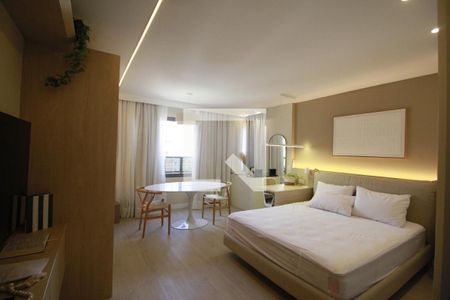 Quarto-Sala de apartamento para alugar com 1 quarto, 29m² em Itaim Bibi, São Paulo