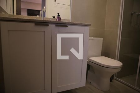 Studio para alugar com 28m², 1 quarto e sem vagaBanheiro da Suíte