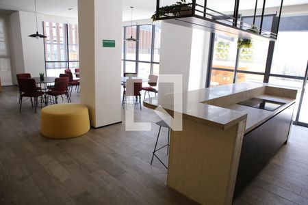 Studio para alugar com 28m², 1 quarto e sem vaga Studio para alugar com 28m², 1 quarto e sem vagaÁrea comum - Salão de festas