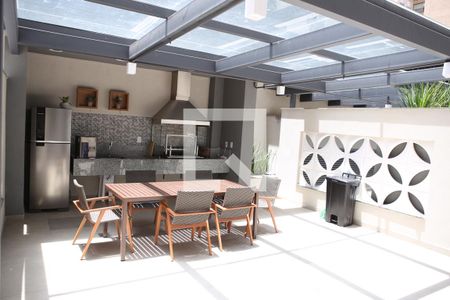 Studio para alugar com 28m², 1 quarto e sem vaga Studio para alugar com 28m², 1 quarto e sem vagaÁrea comum - Churrasqueira